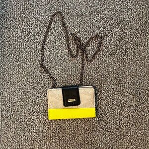Vans Black, Gray, and Yellow Crossbody Bag